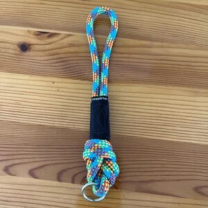 Rainbow Wilderdog Dog Leash Keychain